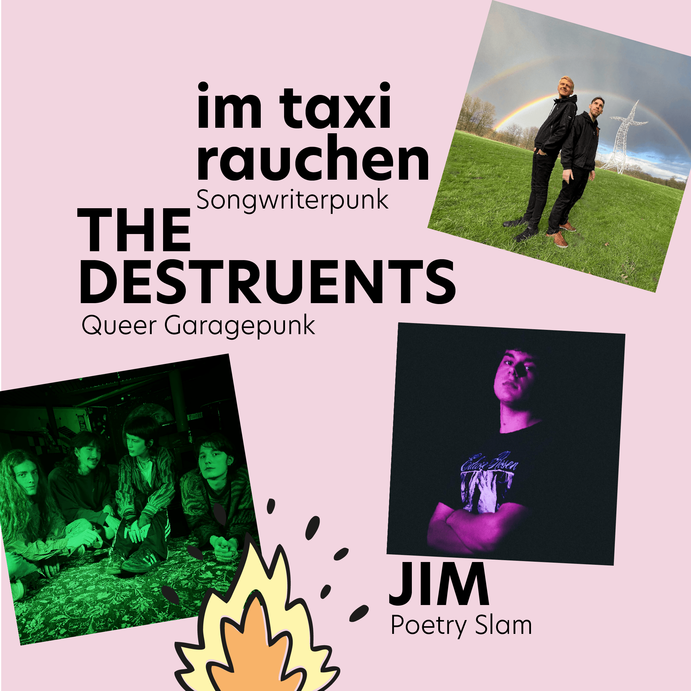 The Destruents, Im Taxi Rauchen & JIM